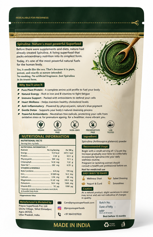 SPIRULINA POWDER (100 Gram)