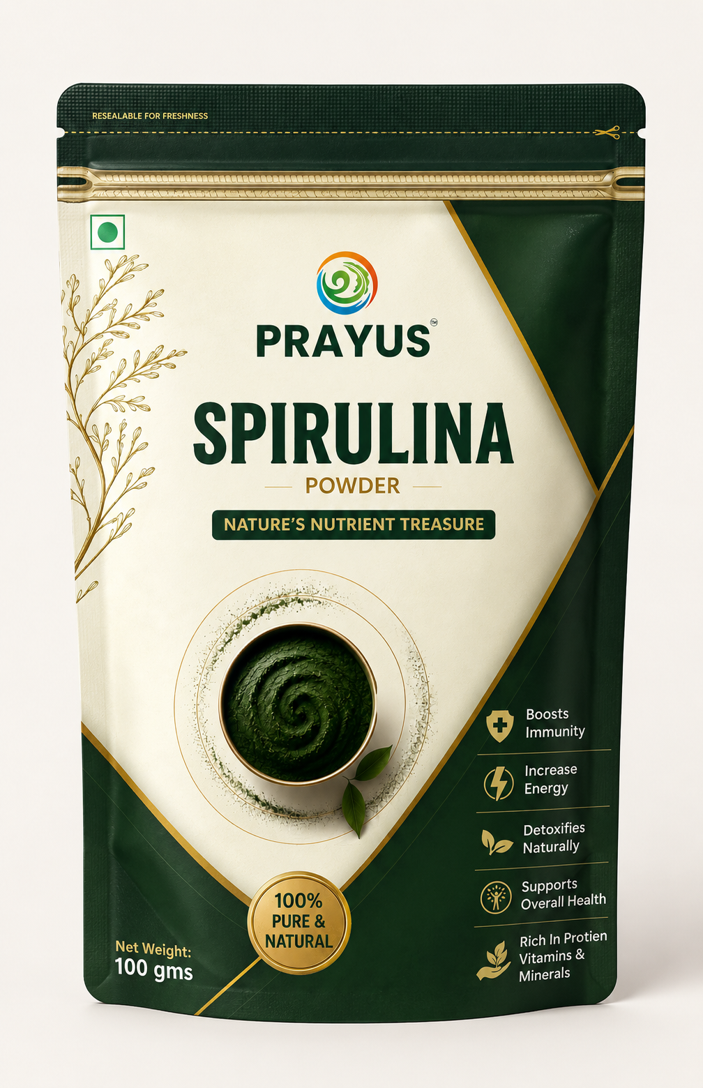 SPIRULINA POWDER (100 Gram)